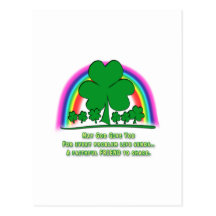 AMIGO FIEL - BENDICIÓN IRLANDESA TARJETA POSTAL