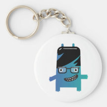 amigo tonto del monstruo del friki llaveros personalizados