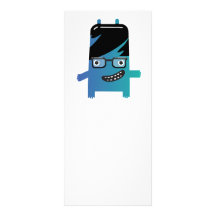 amigo tonto del monstruo del friki tarjetas publicitarias personalizadas