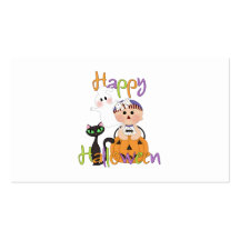 Amigos del bebé del feliz Halloween Plantillas De Tarjeta De Negocio
