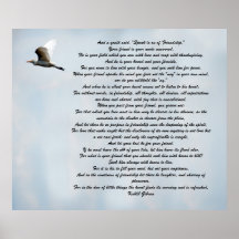 Amistad de Kahlil Gibran Posters