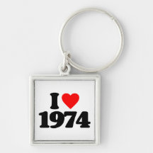 AMO 1974 LLAVEROS PERSONALIZADOS