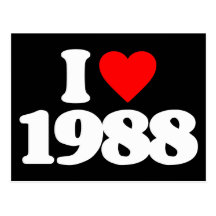 AMO 1988 TARJETA POSTAL