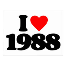 AMO 1988 TARJETA POSTAL