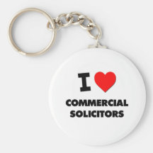 Amo a abogados comerciales llaveros