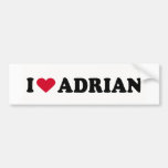 AMO A ADRIAN ETIQUETA DE PARACHOQUE