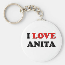 Amo a Anita Llavero Personalizado