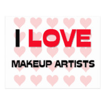 AMO A ARTISTAS DE MAQUILLAJE POSTAL