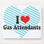 Amo a asistentes del gas tapete de raton