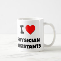 Amo a ayudantes del médico tazas