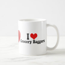 Amo a Baggers del ultramarinos Tazas De Café