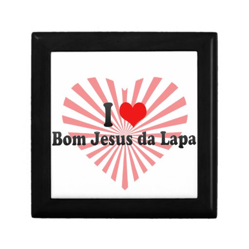 Amo a Bom Jesús DA Lapa, el Brasil Caja De Recuerdo