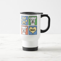 Amo a boxeadores taza de café