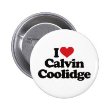 Amo a Calvin Coolidge Pins