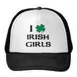 Amo a chicas irlandeses gorras de camionero