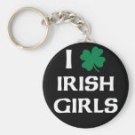 Amo a chicas irlandeses llavero