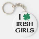Amo a chicas irlandeses llavero personalizado