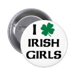 Amo a chicas irlandeses pin