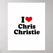 AMO A CHRISTIE DE CHRIS POSTER