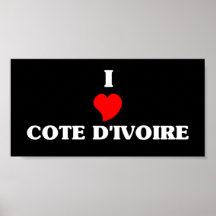 Amo a Cote D&Apos; Ivoire Poster