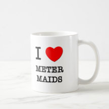 Amo a criadas del metro tazas de café