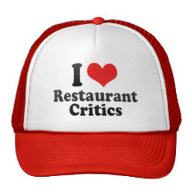 Amo a críticos del restaurante gorras