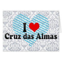 Amo a Cruz das Almas, el Brasil Tarjeta