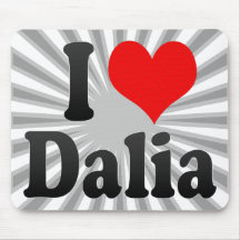 Amo a Dalia Alfombrilla De Ratón