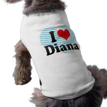Amo a Diana Camiseta De Perro