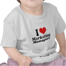 Amo a directores de marketing camisetas