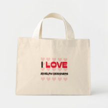 AMO A DISEÑADORES DE LA JOYERÍA BOLSA LIENZO