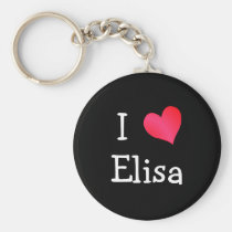Amo a Elisa llaveros