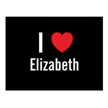 Amo a Elizabeth Tarjetas Postales