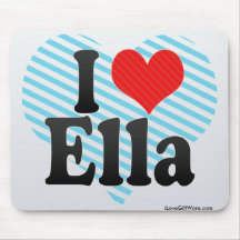 Amo a Ella Alfombrilla De Ratones