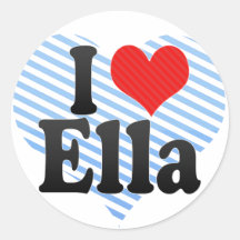 Amo a Ella Pegatina