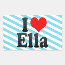 Amo a Ella Rectangular Altavoces