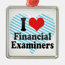 Amo a examinadores financieros ornamento de reyes magos