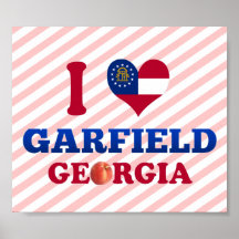 Amo a Garfield, Georgia Poster