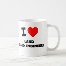 Amo a ingenieros cones base en tierra tazas de café