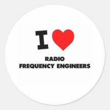 Amo a ingenieros de la radiofrecuencia etiqueta