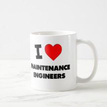 Amo a ingenieros del mantenimiento tazas