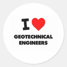Amo a ingenieros geotécnicos pegatinas  