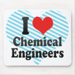 Amo a ingenieros químicos tapetes de ratón