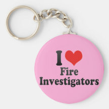 Amo a investigadores del fuego llaveros