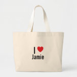 Amo a Jamie Bolsas Lienzo