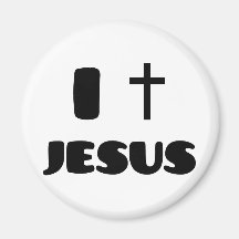Amo a Jesús Imán Para Frigorífico