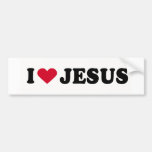 AMO A JESÚS PEGATINA DE PARACHOQUE