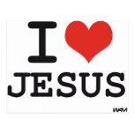 Amo a Jesús Postal