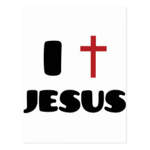 Amo a Jesús Tarjetas Postales