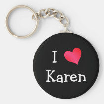 Amo a Karen llaveros